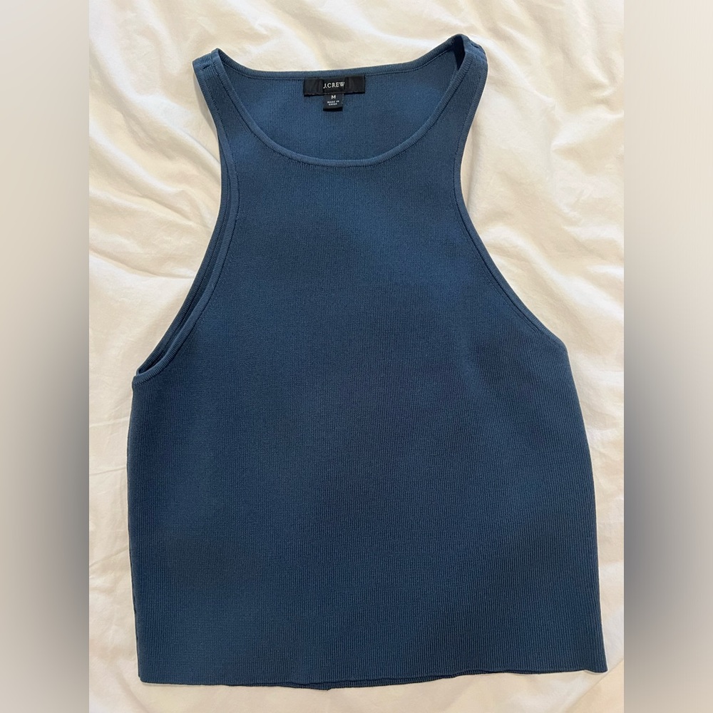 J. Crew Supersculpt racerback sweater-tank | Size Medium